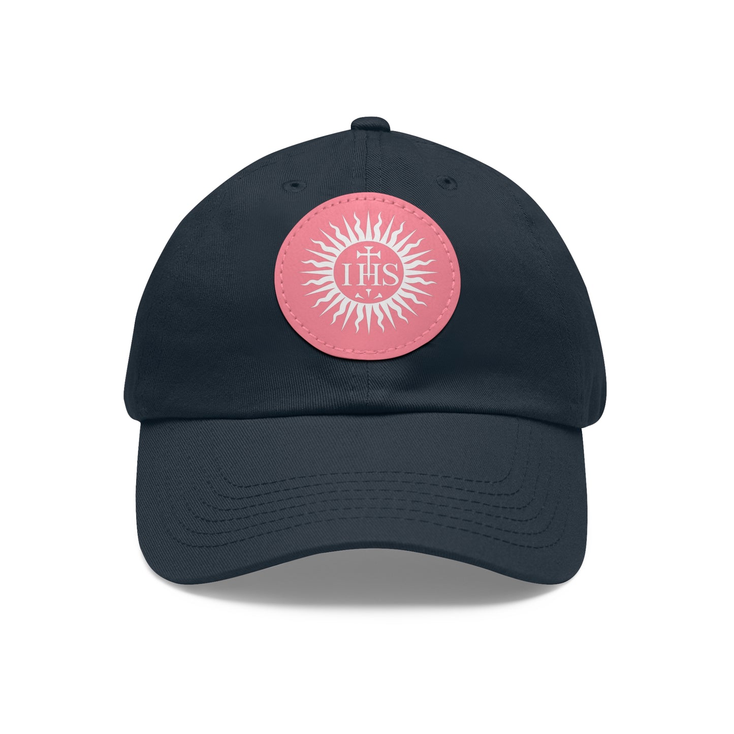 JHS Hat with Leather Patch (Round)