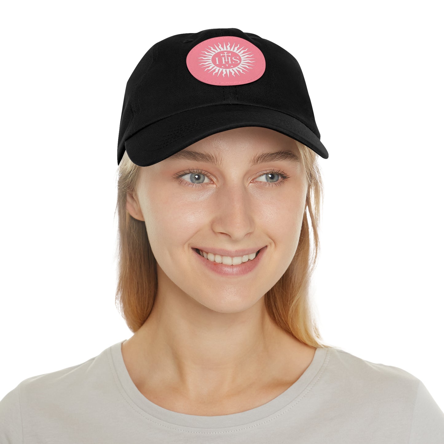 JHS Hat with Leather Patch (Round)