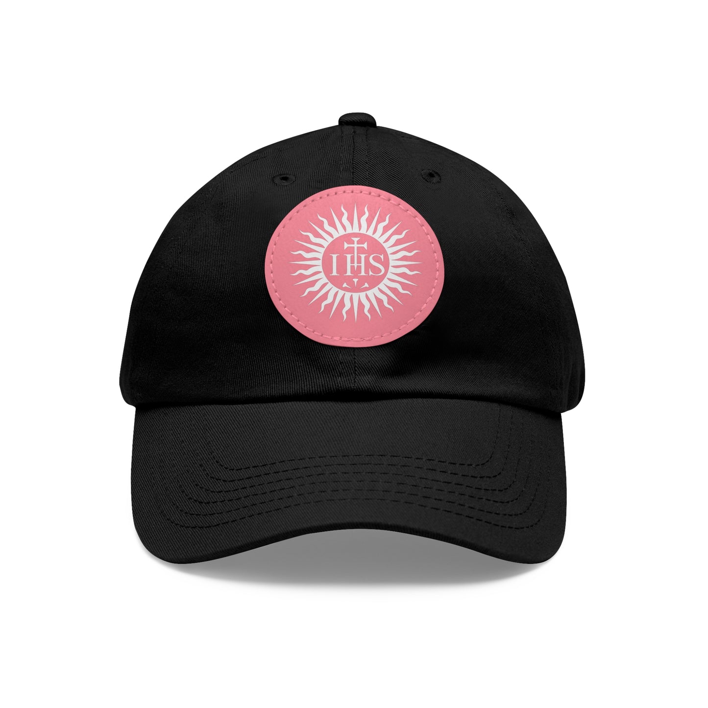 JHS Hat with Leather Patch (Round)