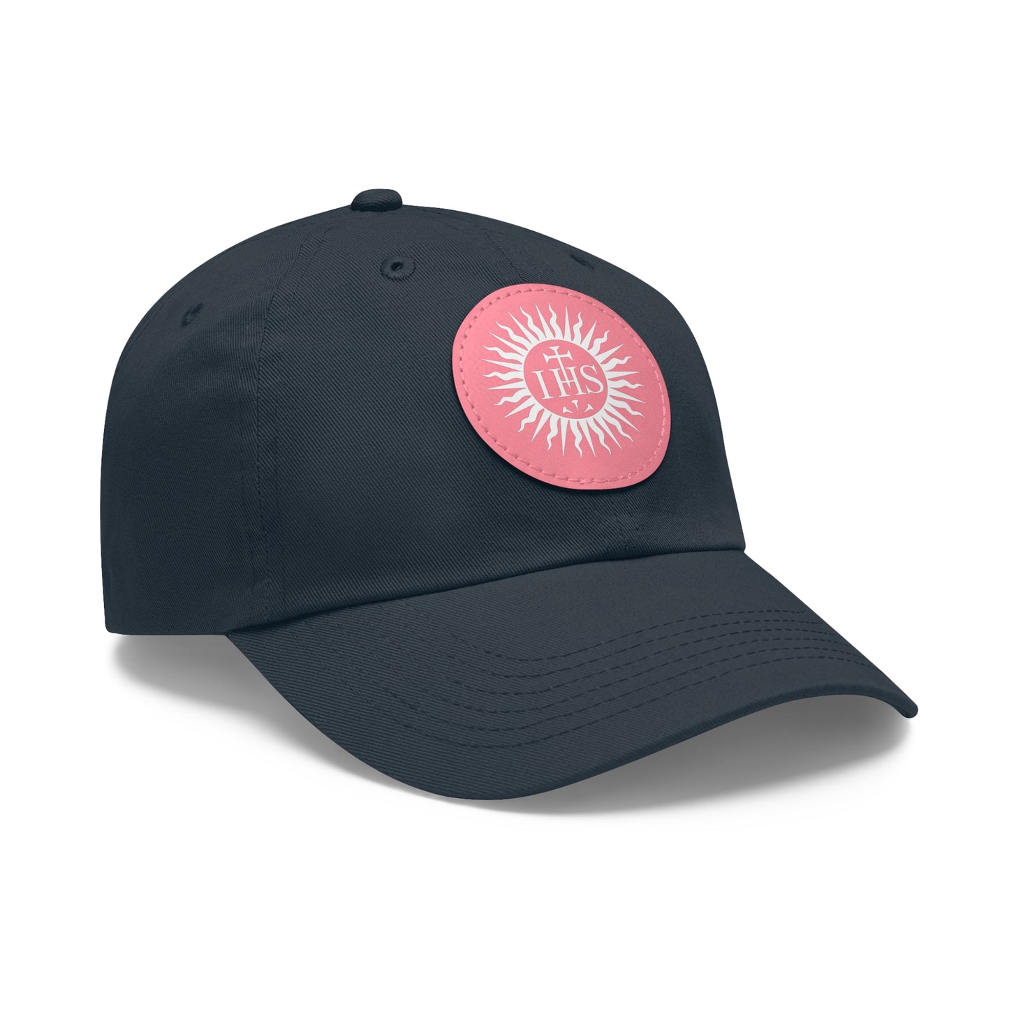 JHS Hat with Leather Patch (Round)