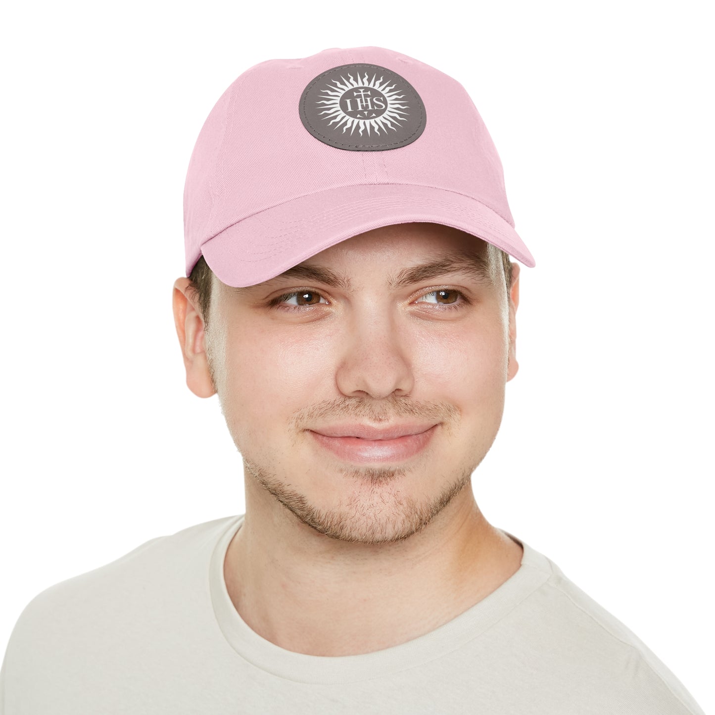 JHS Hat with Leather Patch (Round)