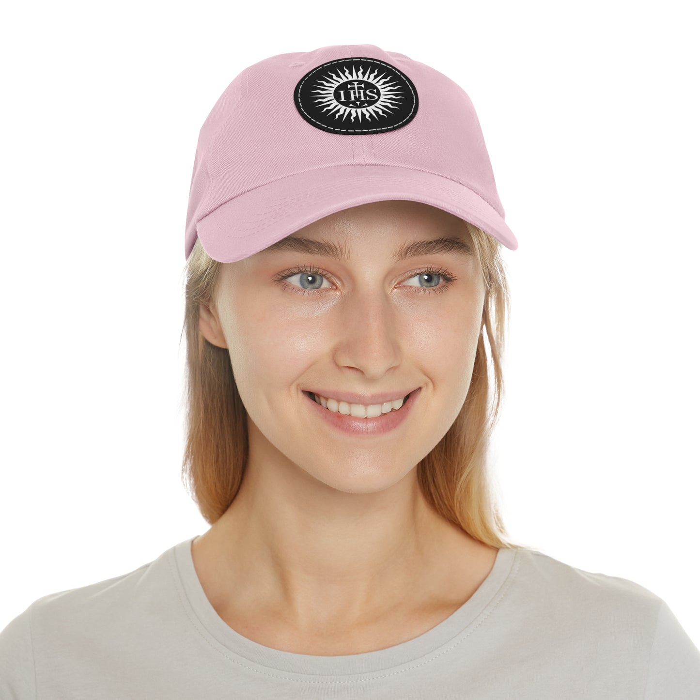JHS Hat with Leather Patch (Round)