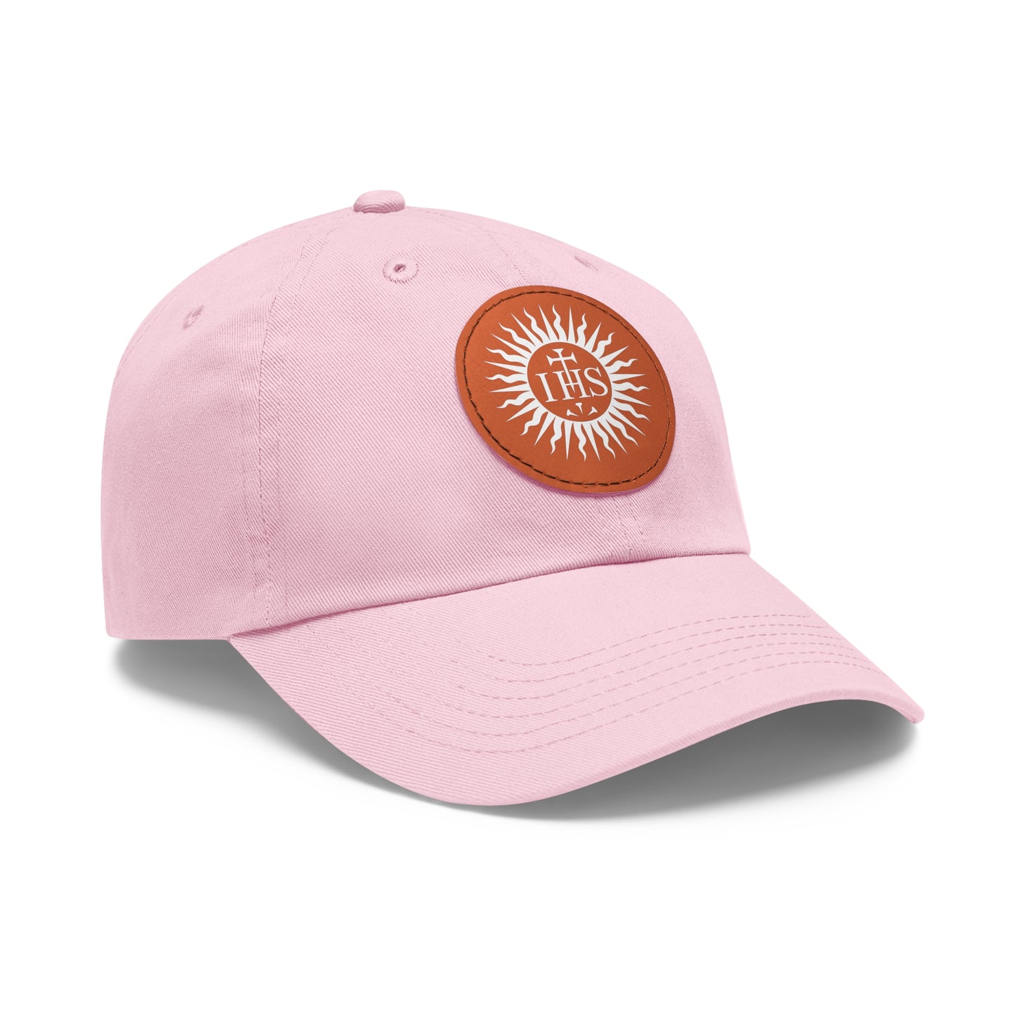 JHS Hat with Leather Patch (Round)