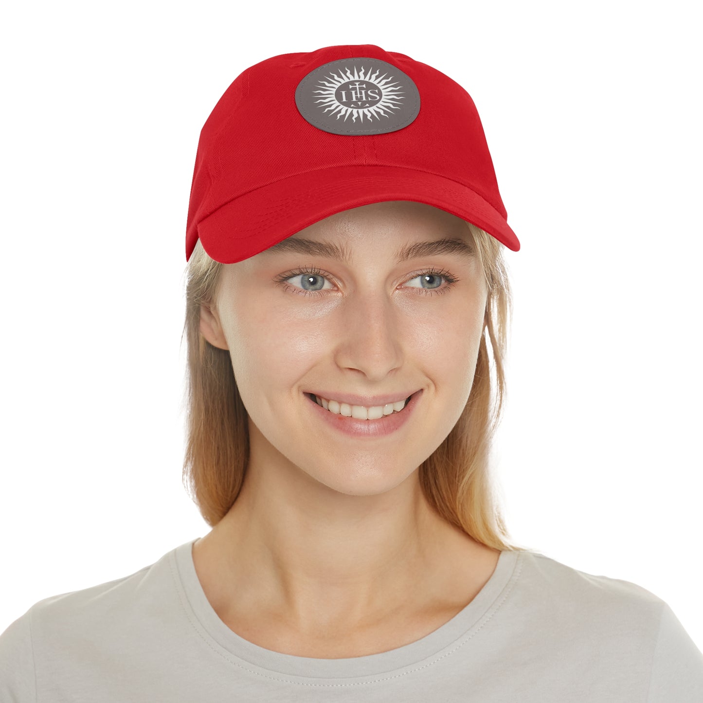 JHS Hat with Leather Patch (Round)