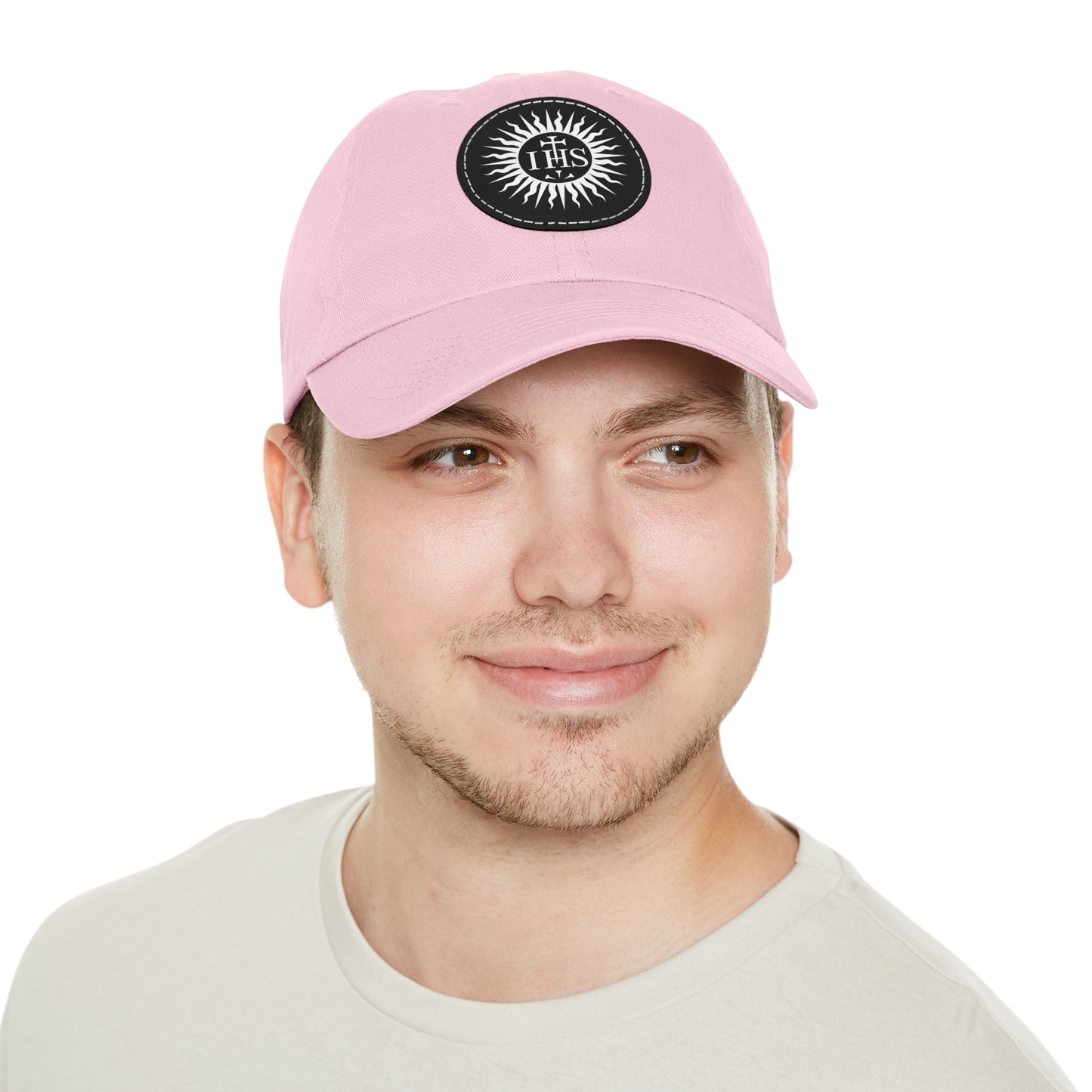 JHS Hat with Leather Patch (Round)