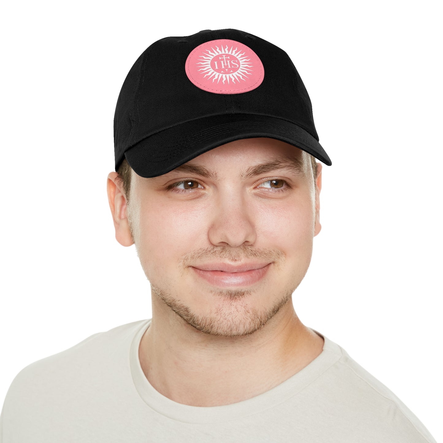 JHS Hat with Leather Patch (Round)