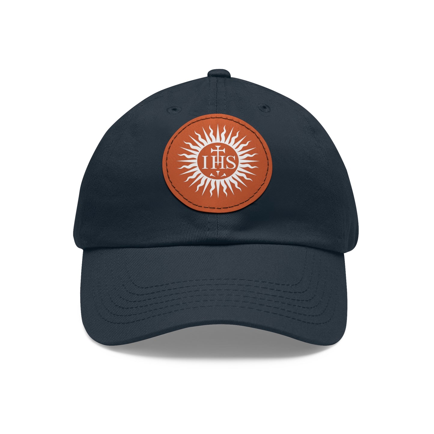 JHS Hat with Leather Patch (Round)