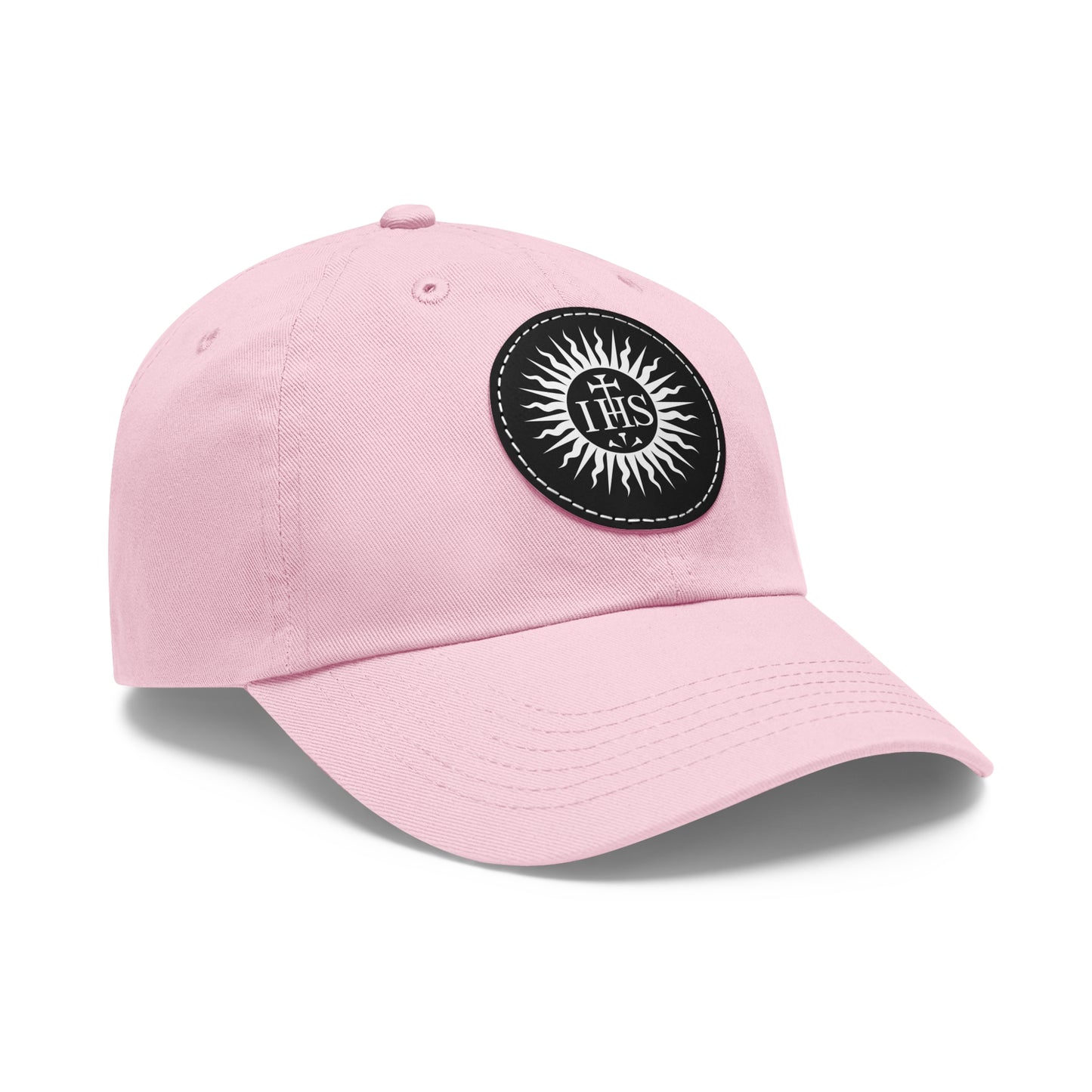 JHS Hat with Leather Patch (Round)