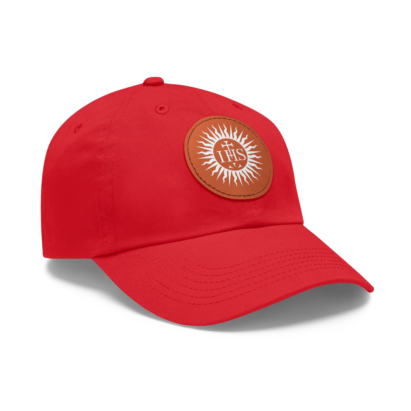 JHS Hat with Leather Patch (Round)