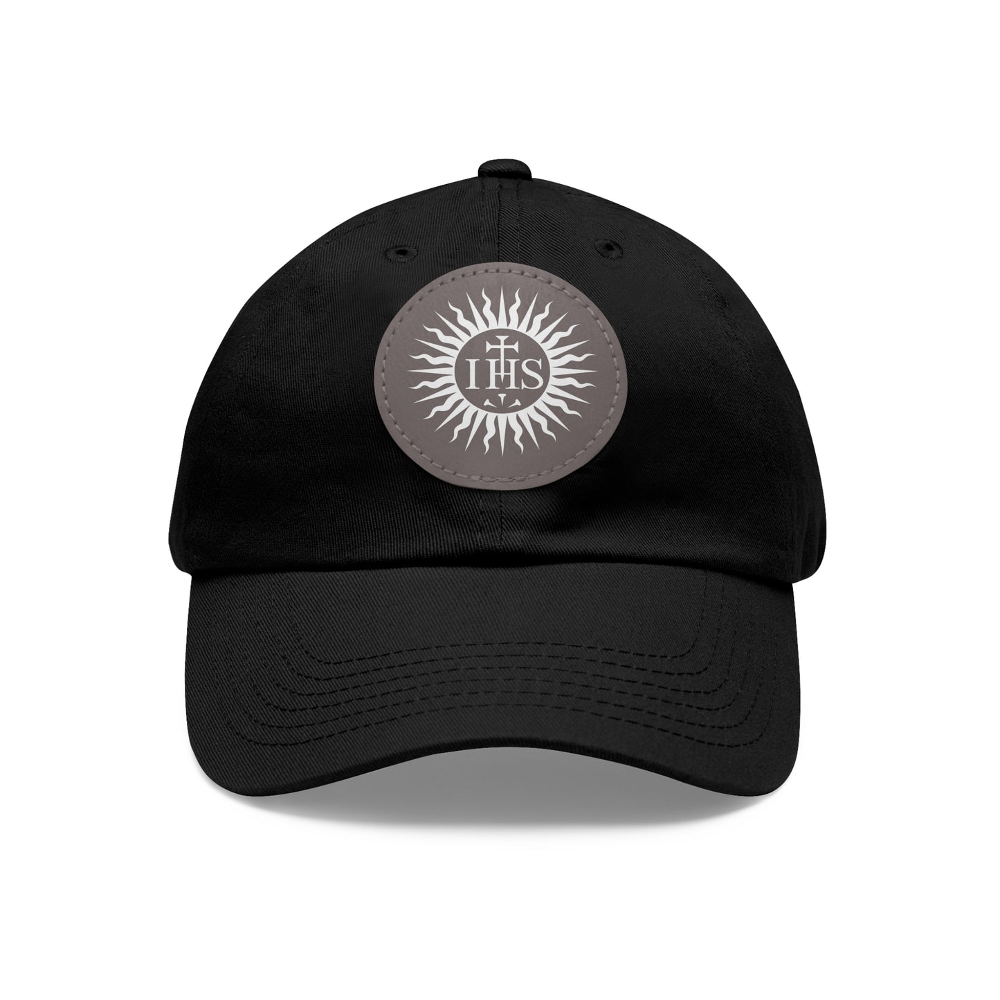 JHS Hat with Leather Patch (Round)