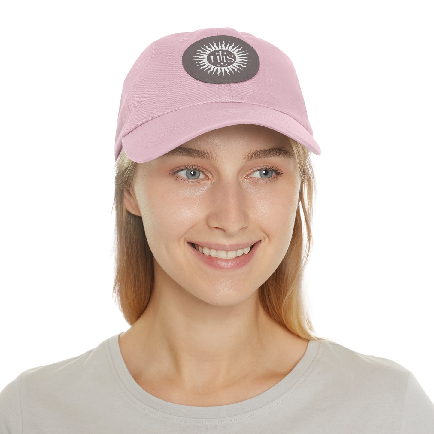 JHS Hat with Leather Patch (Round)