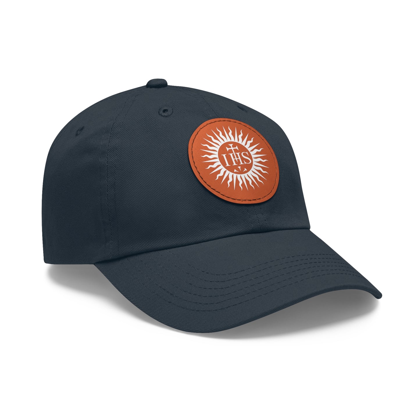 JHS Hat with Leather Patch (Round)
