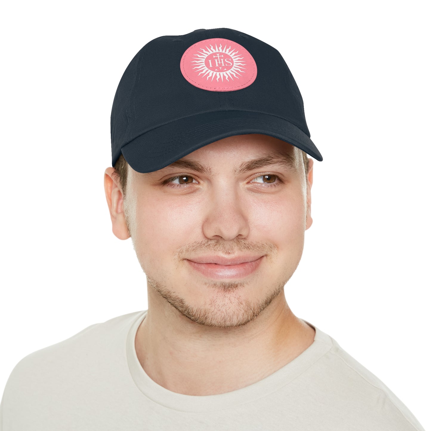 JHS Hat with Leather Patch (Round)