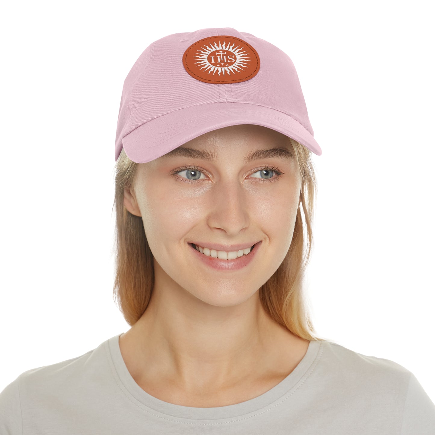 JHS Hat with Leather Patch (Round)