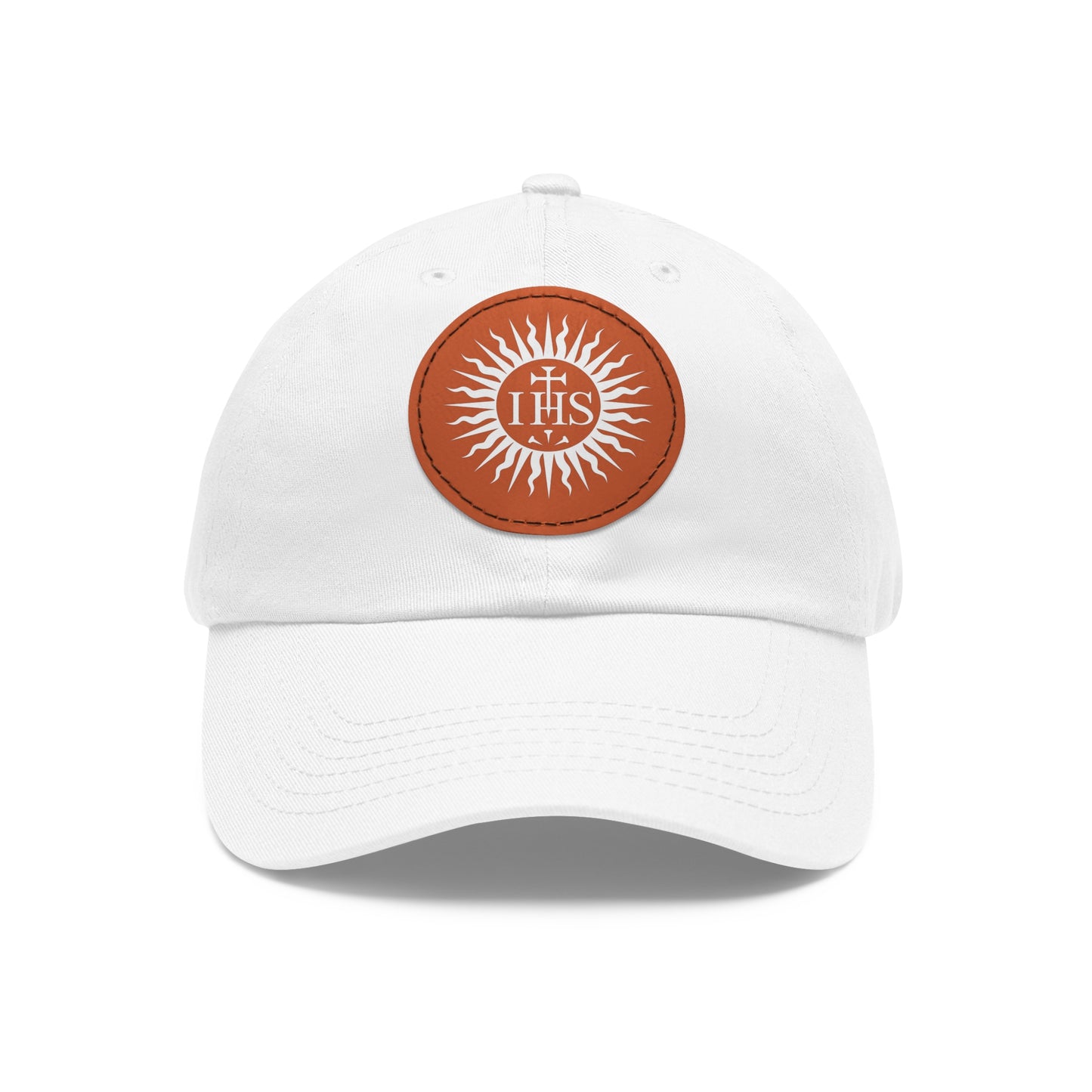 JHS Hat with Leather Patch (Round)