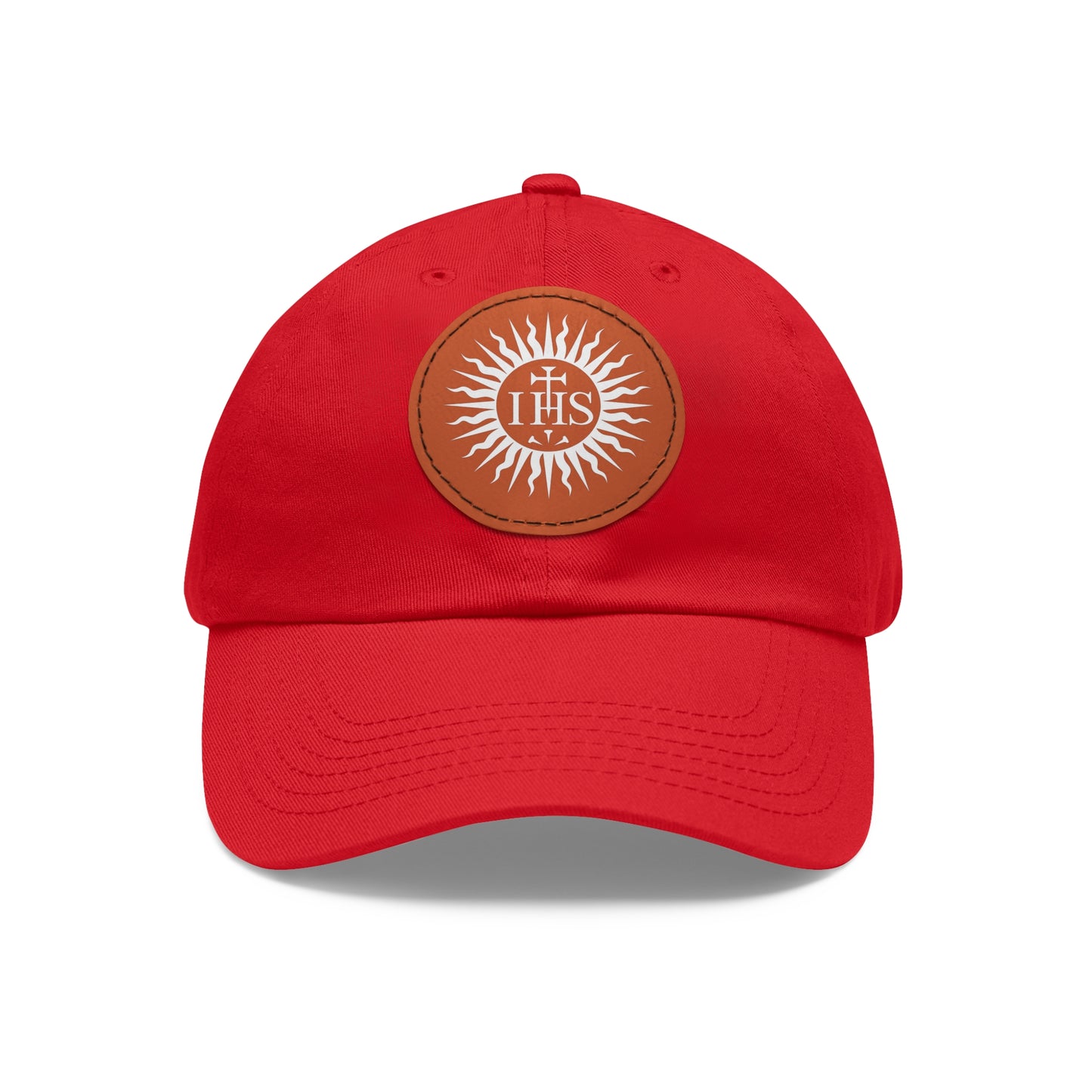 JHS Hat with Leather Patch (Round)