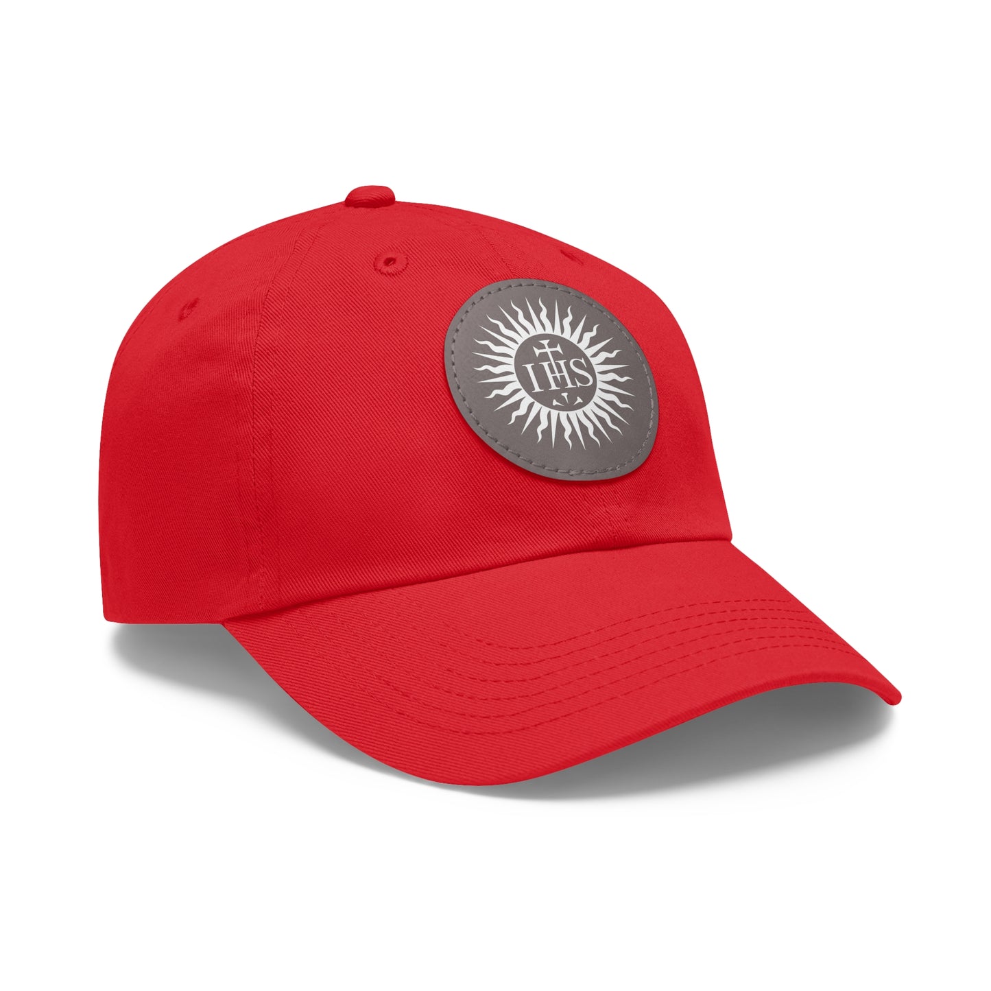 JHS Hat with Leather Patch (Round)