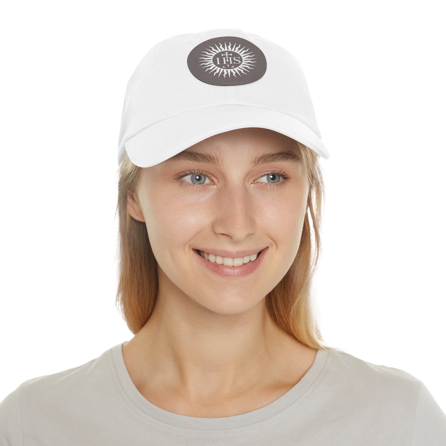 JHS Hat with Leather Patch (Round)