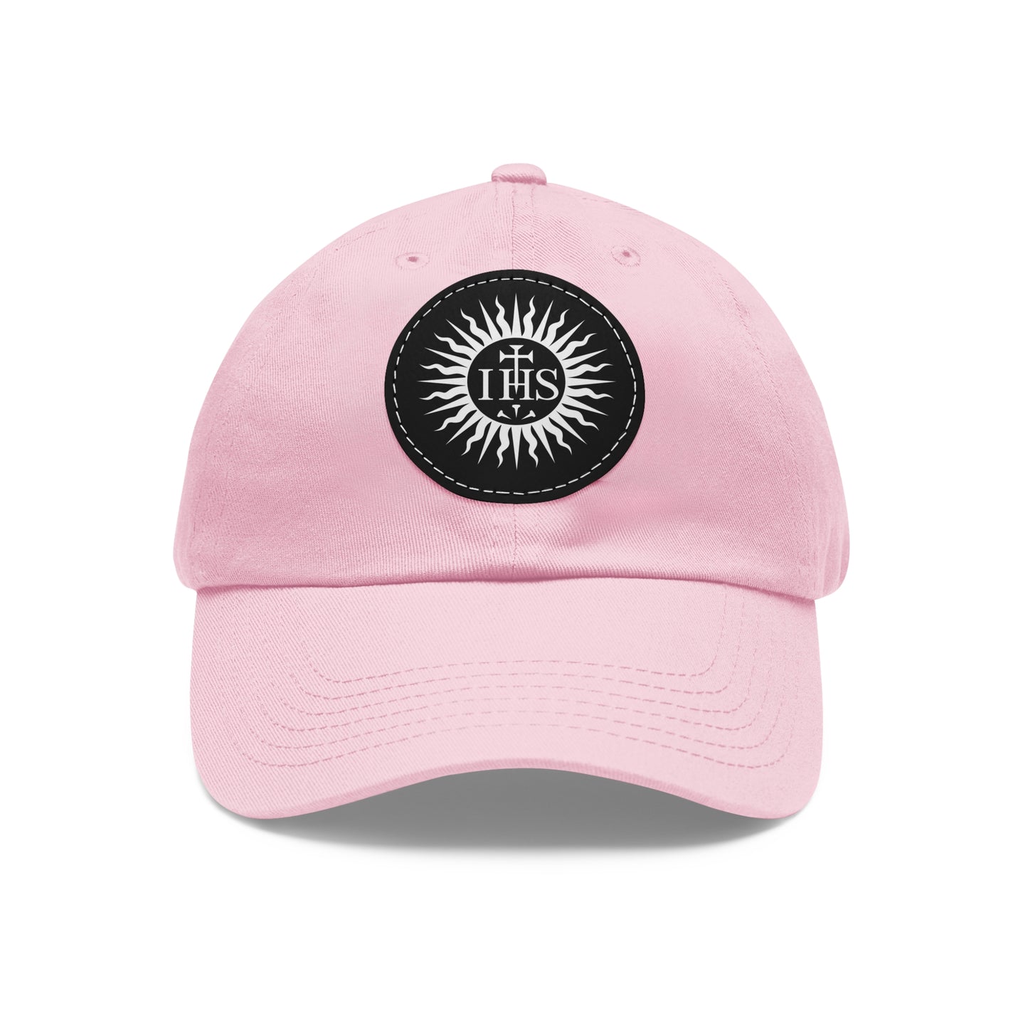 JHS Hat with Leather Patch (Round)
