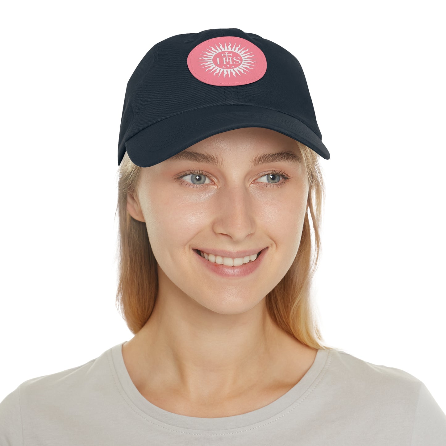 JHS Hat with Leather Patch (Round)