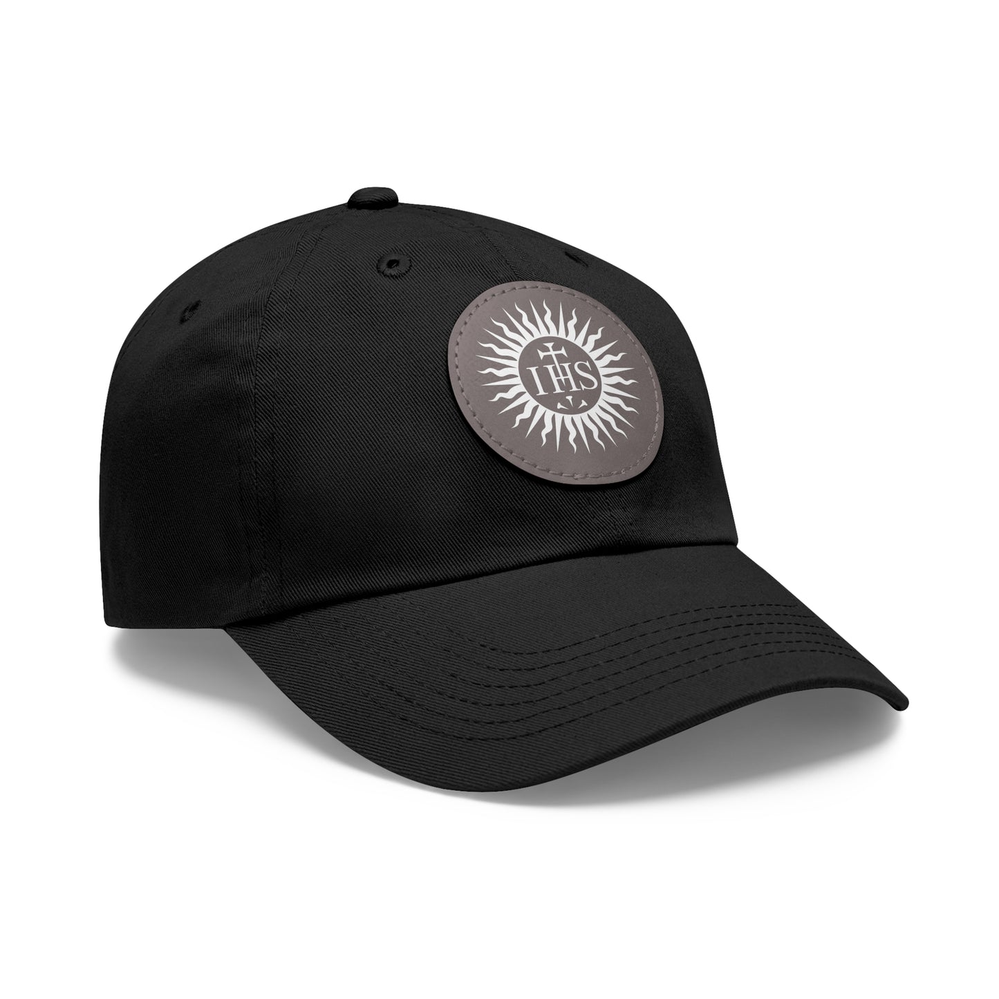 JHS Hat with Leather Patch (Round)
