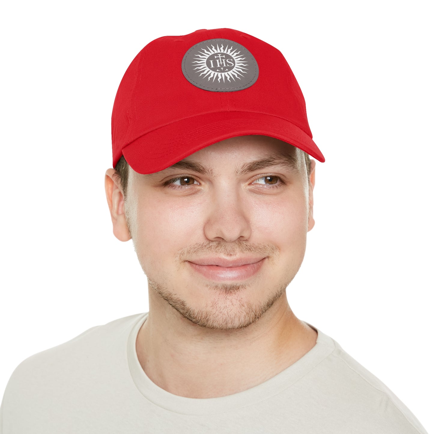 JHS Hat with Leather Patch (Round)