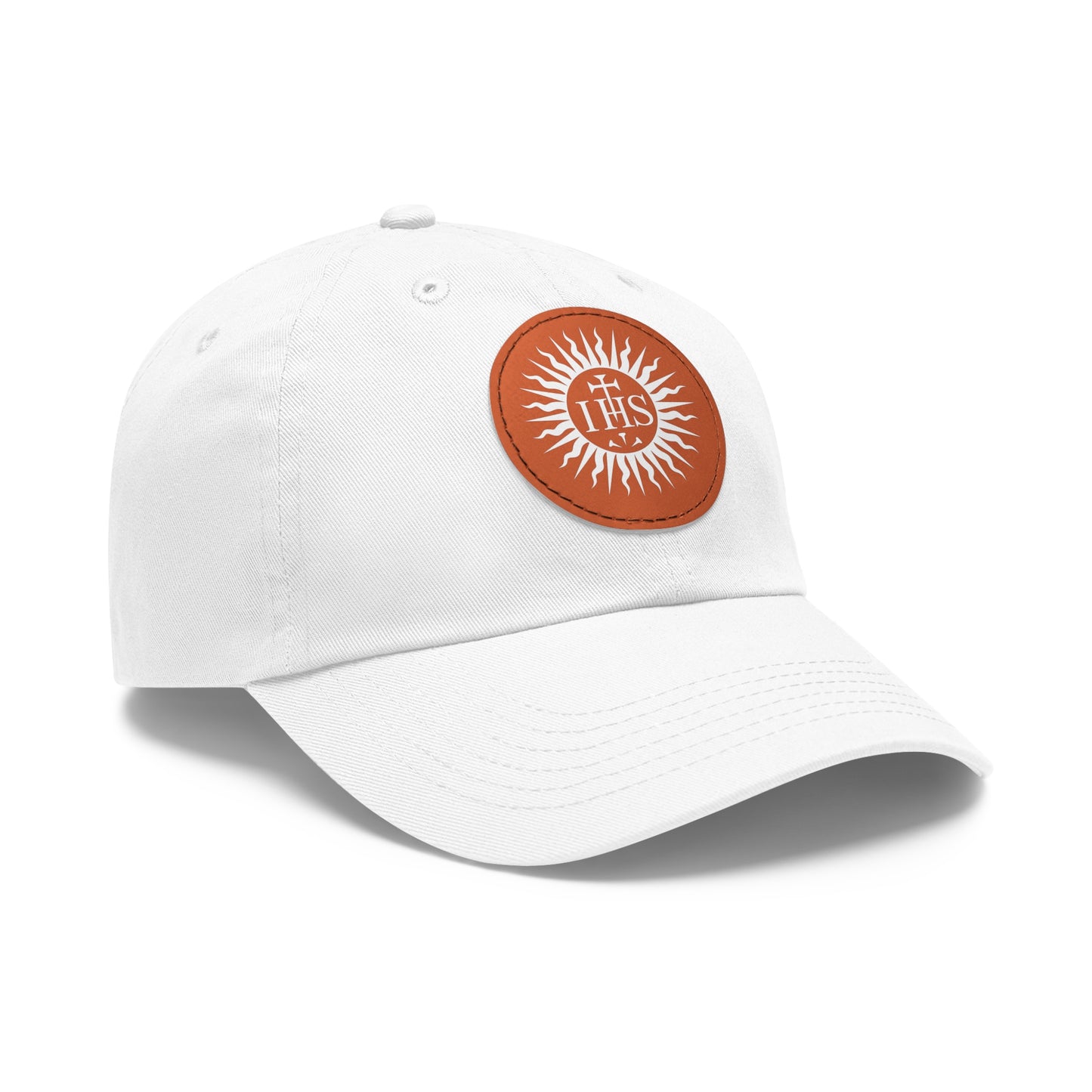 JHS Hat with Leather Patch (Round)