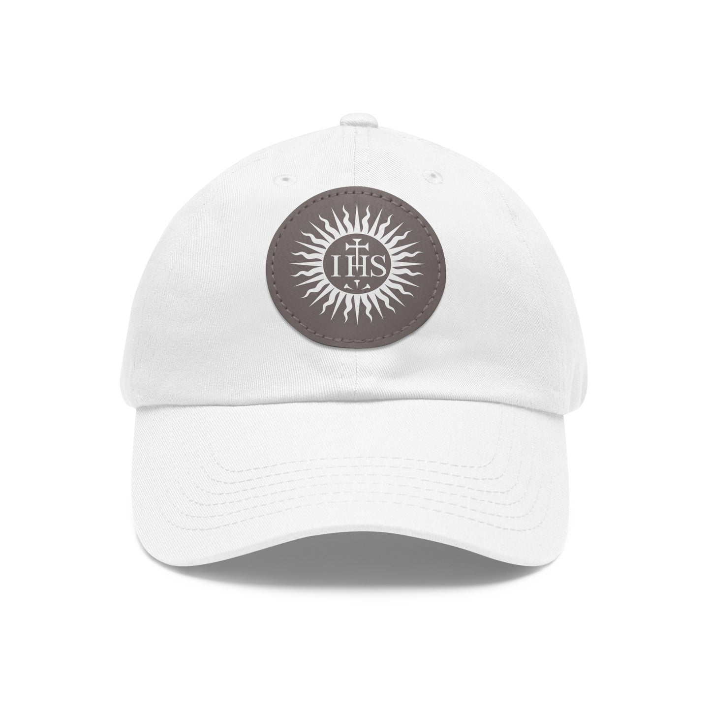 JHS Hat with Leather Patch (Round)