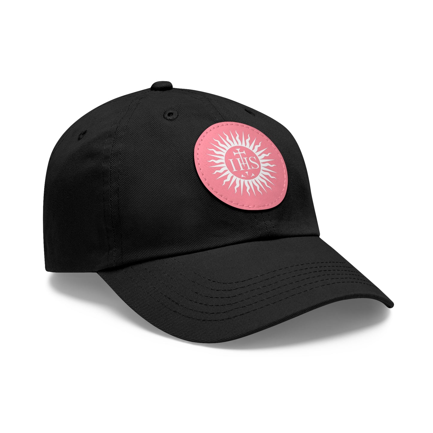 JHS Hat with Leather Patch (Round)