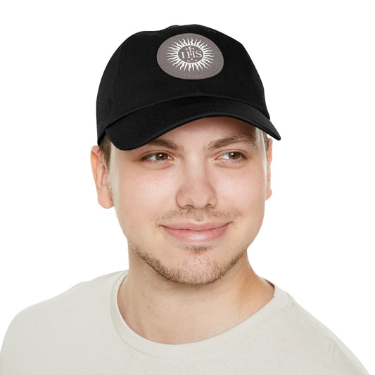 JHS Hat with Leather Patch (Round)