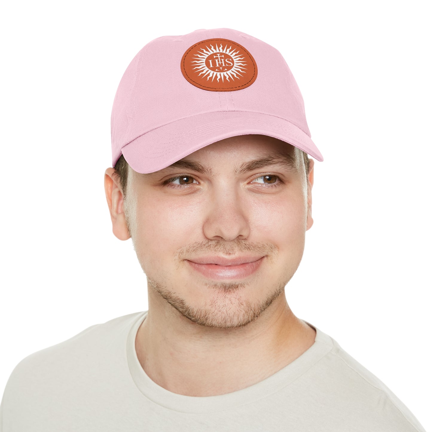JHS Hat with Leather Patch (Round)