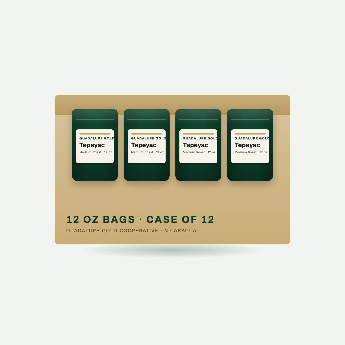 Guadalupe Gold 12 oz bags, case of 12