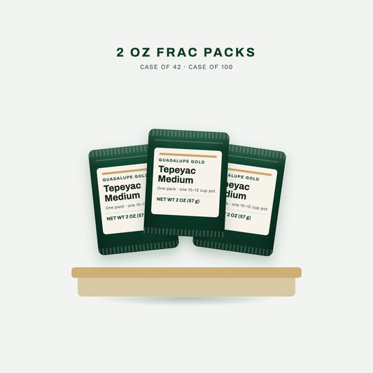 Guadalupe Gold 2 oz frac packs, case of 42 or 100